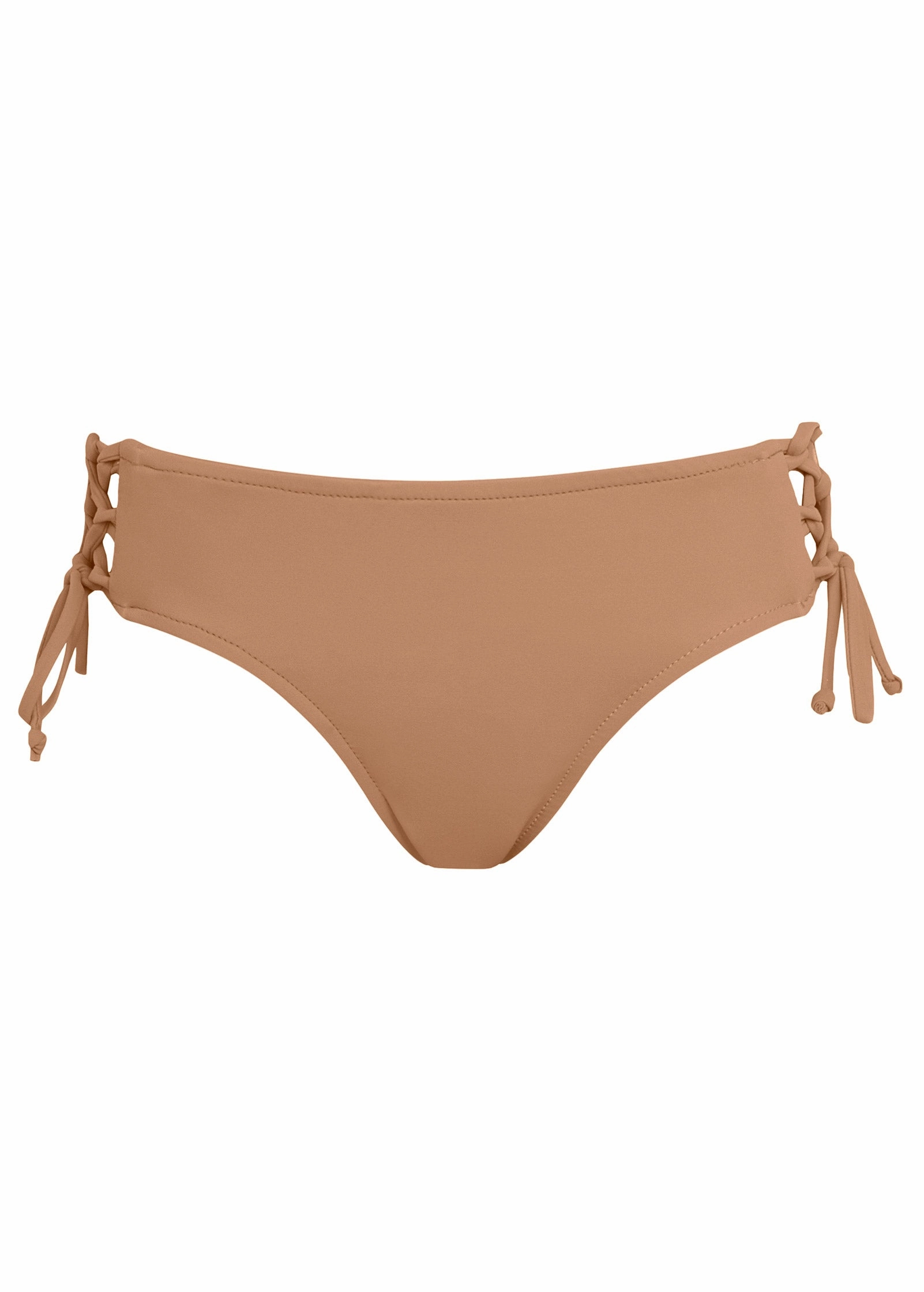 Lattice Side Bikini Bottom - Macchiato