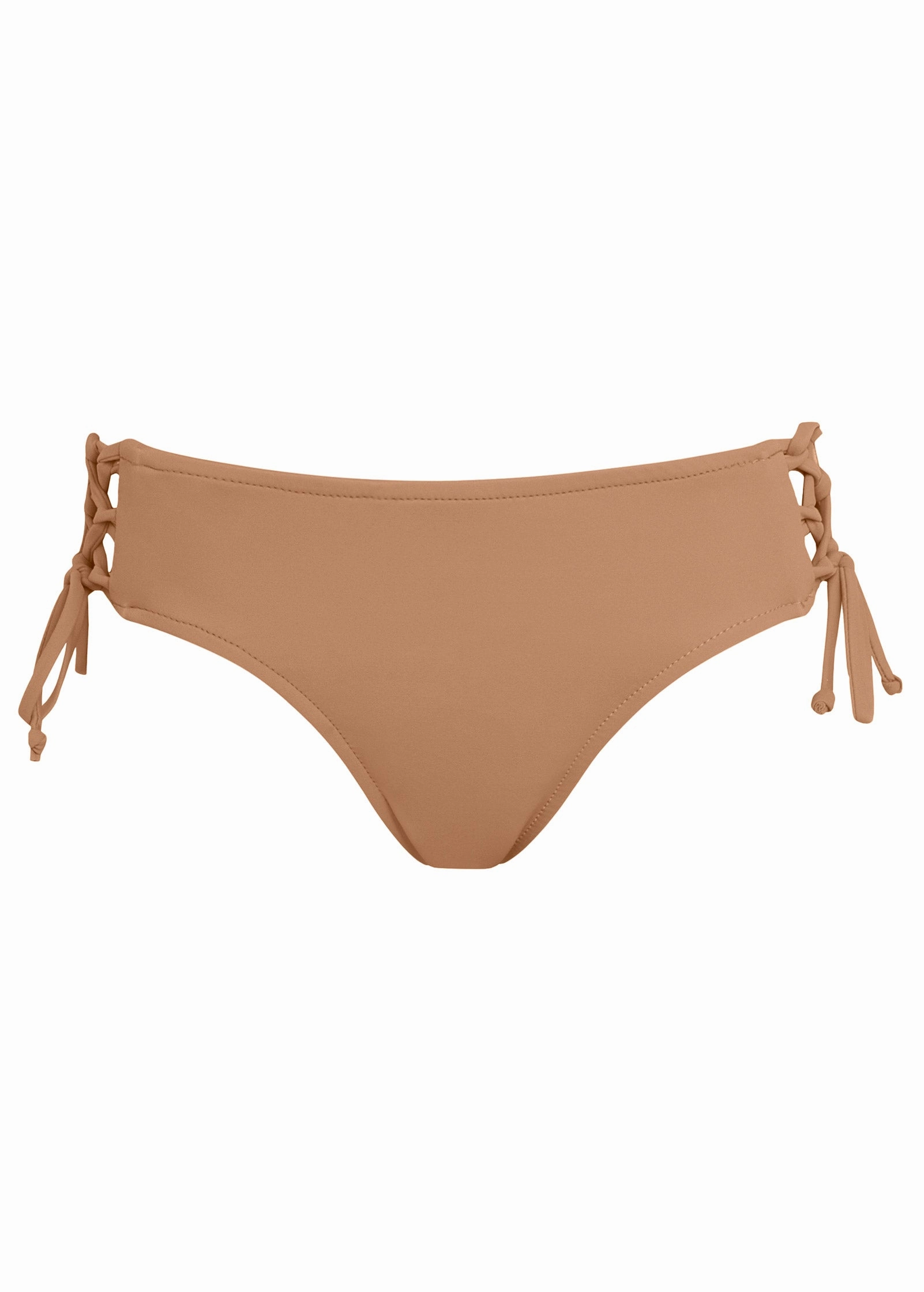 Lattice Side Bikini Bottom - Macchiato