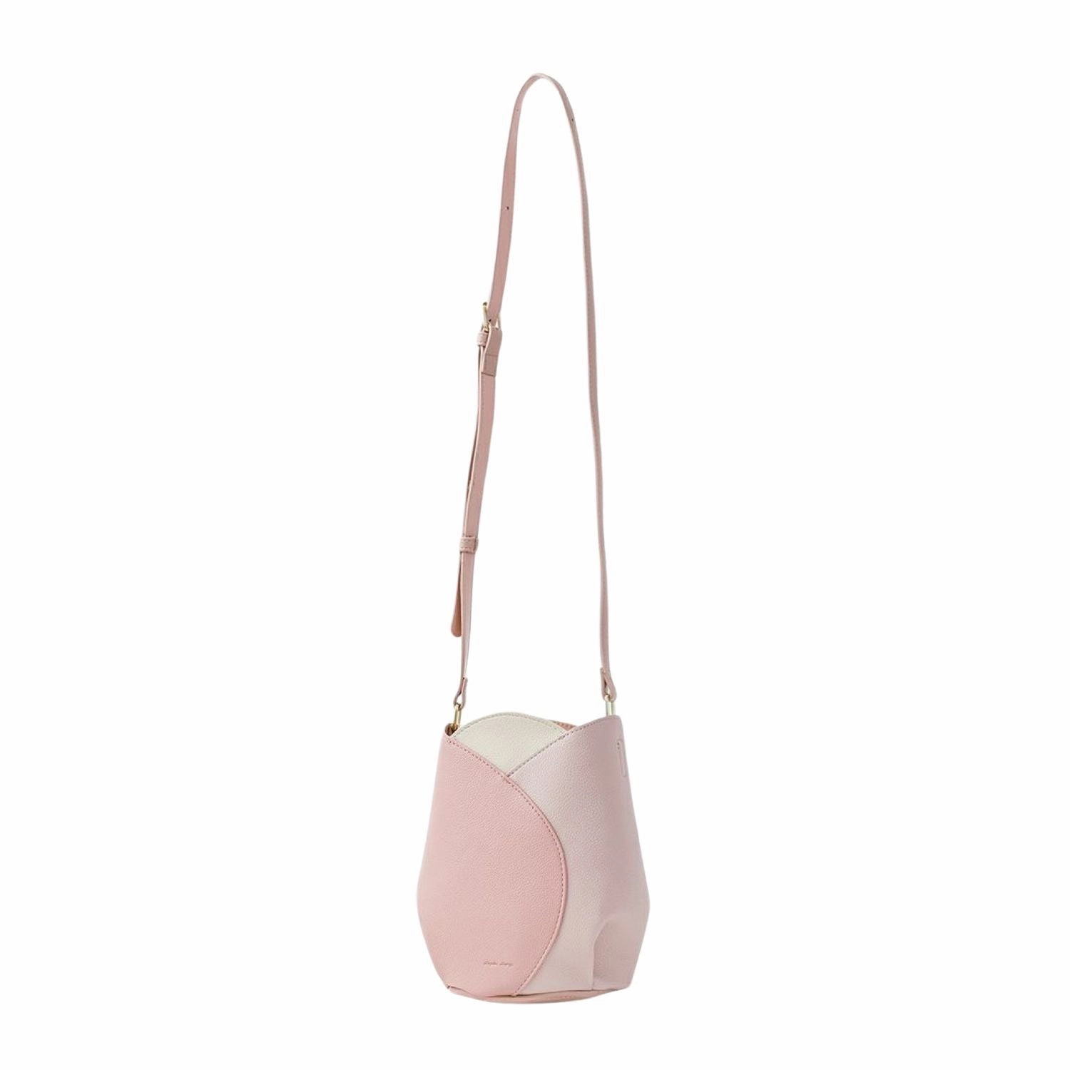 Legato Largo Tulip Faux Leather Series Mini Shoulder Bag Portable Duffel Bag Travel Security Bag