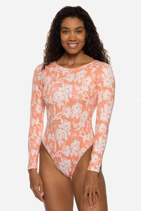 Lennon Long Sleeve Surf One Piece - Atoll inclusive swimwear styles, all season swimwear options