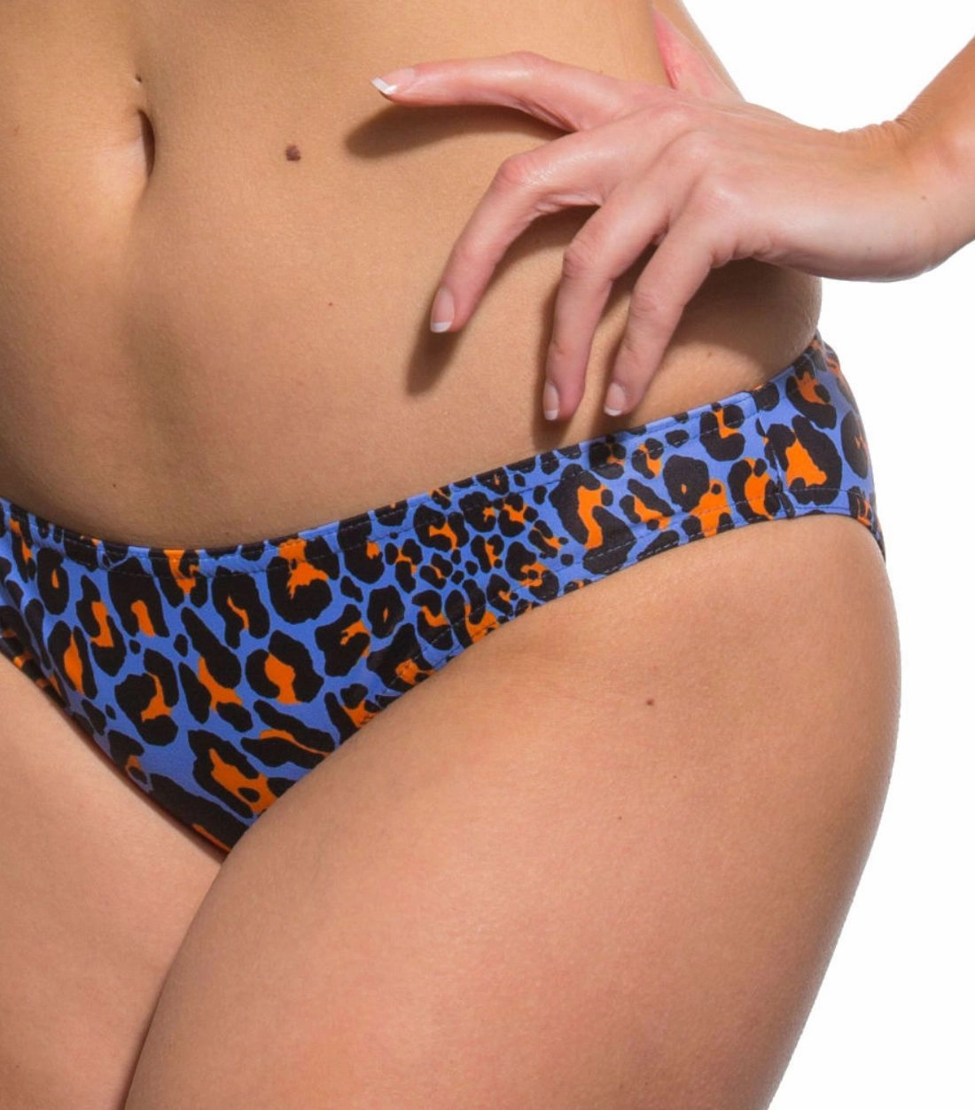 Leopard Orange Bikini Brief