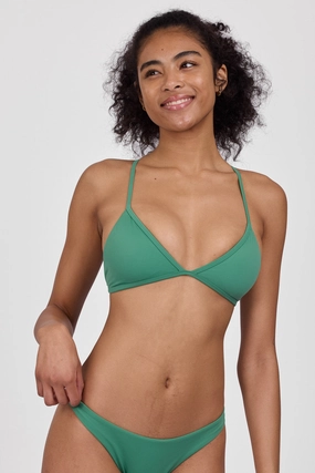 Lily Bikini Top - Kale all purpose swimwear, comfortable swimwear for everyone
