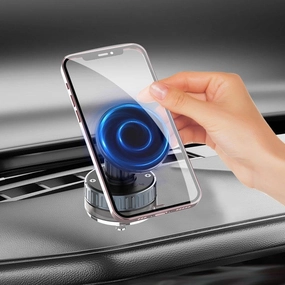 Grab It Fast GiftWorthy Sale Magnetic Car Mount, Magsafe Compatible Vacuum For Dash Windshield Phone Holder - Awz89