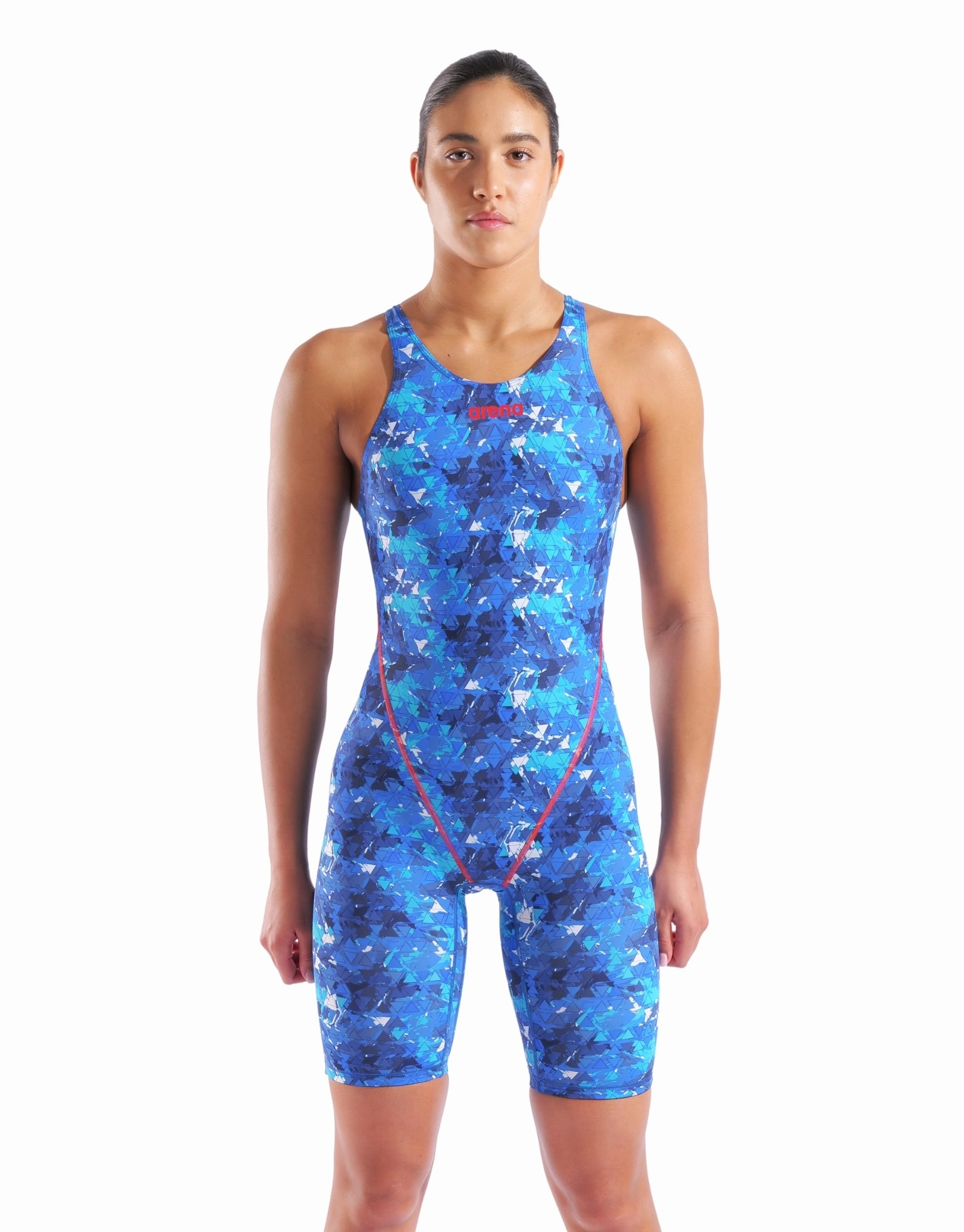 Limited Edition Powerskin ST NEXT Open Back - Splashy Multi competition swimwear for women, women's racing swimsuits