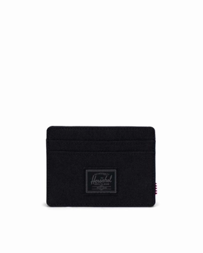 RFID Wallet Case RFID Anti-Theft Wallet Herschel Charlie Cardholder - Black Tonal
