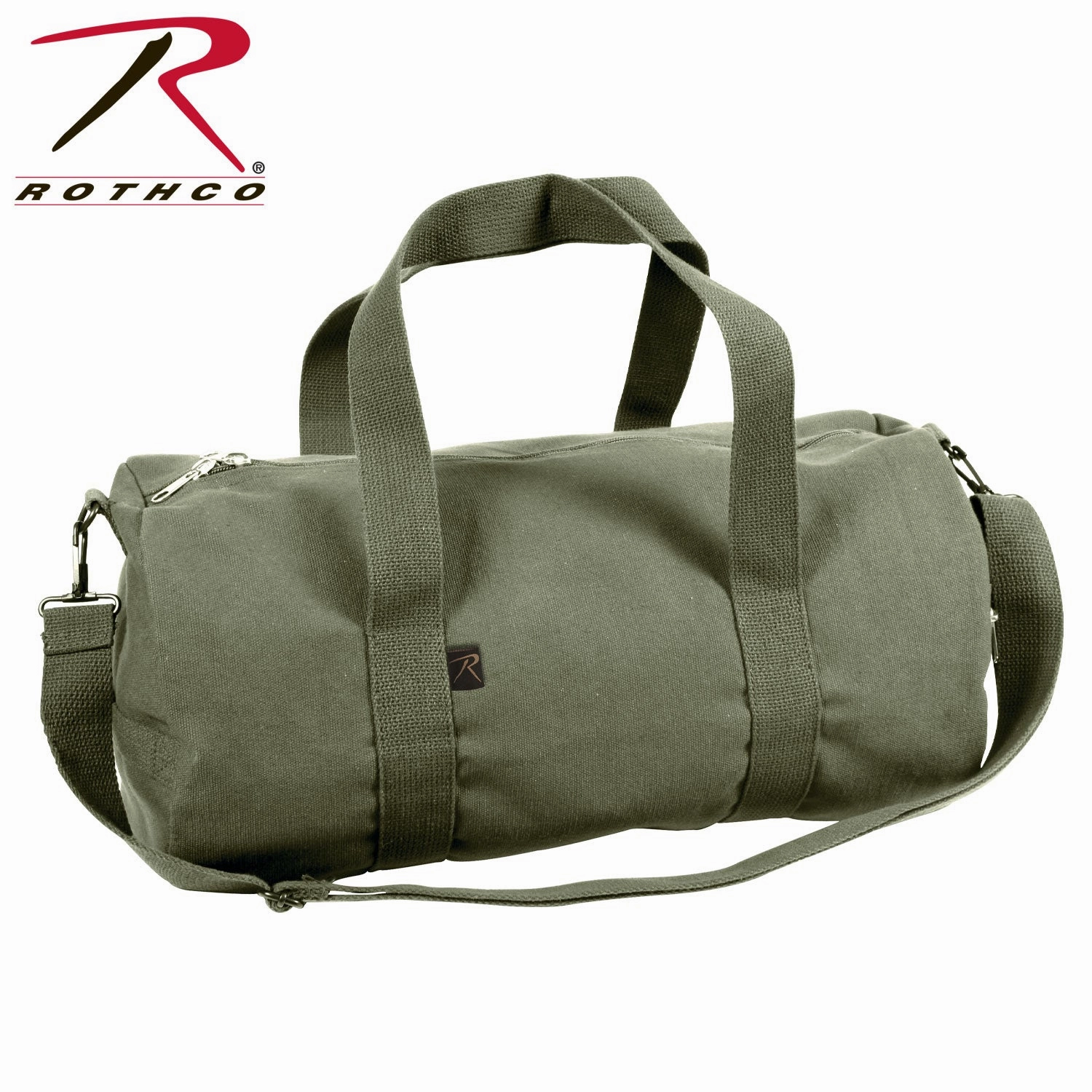 Rothco Canvas Shoulder Duffle Bag - 19 Inch High Capacity Travel Bag Fitness Travel Bag