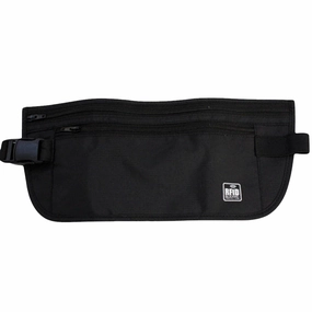 Mat 2-Section Anti-Theft Waist Pouch Money Clip Wallet Anti-Theft Travel Organizer