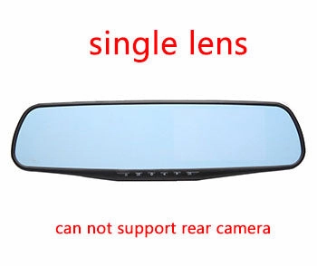 Daily Hot Deal Dual Camera Rear View Mirror Car Dvr Camera Dashcam Full Hd 1080P Video Registrator Recorder Dash Cam Car-Detector Black Box