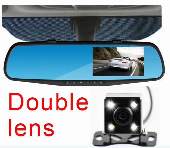 Dual Camera Rear View Mirror Car Dvr Camera Dashcam Full Hd 1080P Video Registrator Recorder Dash Cam Car-Detector Black Box Grab It Fast Limited Offer Alert