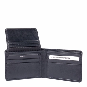 Anti-Theft Purse Anti-Theft Card Case Men'S Rfid-Blocking Leather Wallet