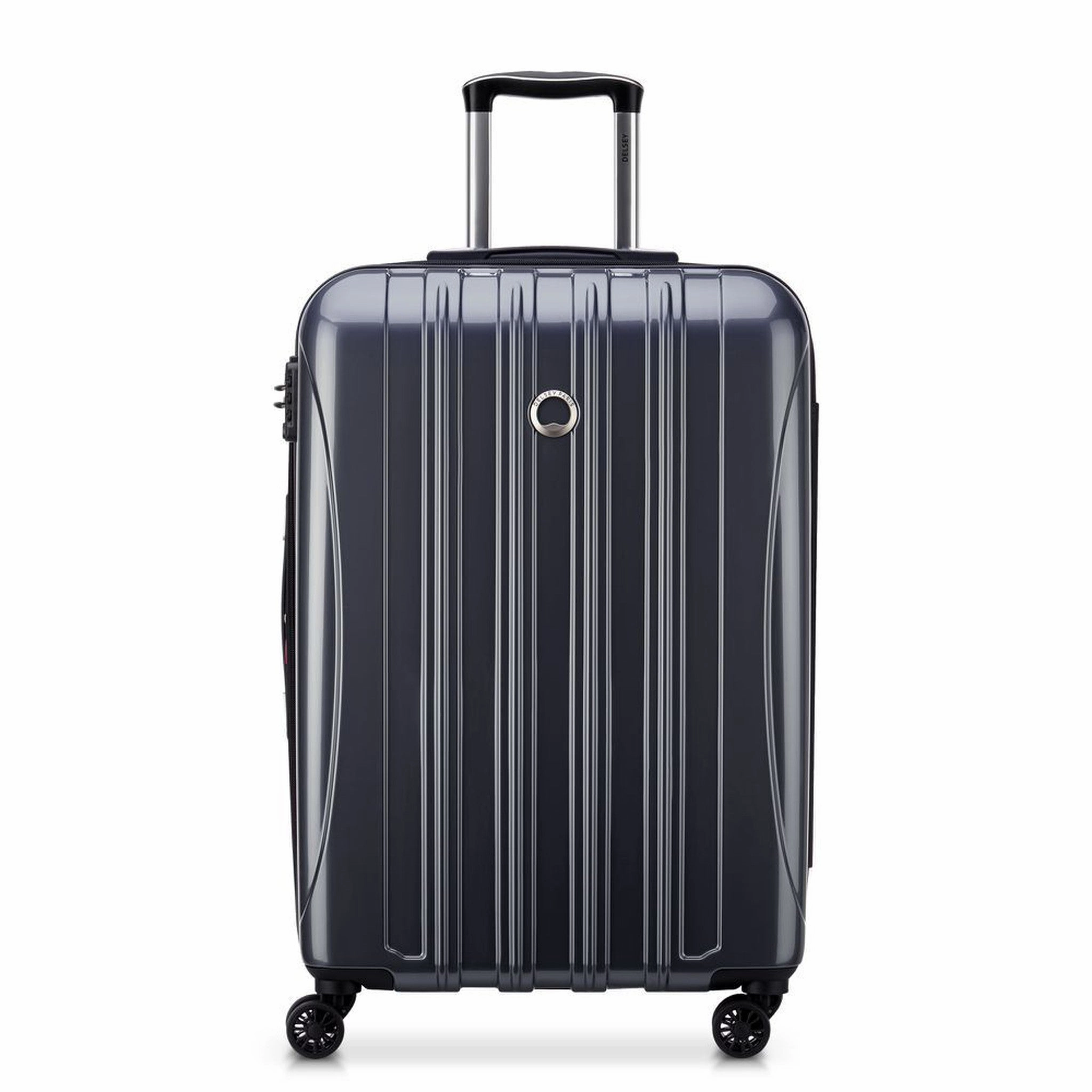 Delsey Helium Aero 25" Expandable Spinner Luggage Tags Travel Pack