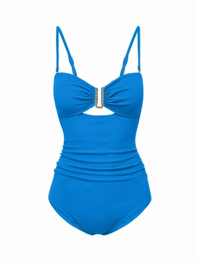 Lisa One Piece In Grotto Texture fashionable beach swimwear, modern womens bikinis