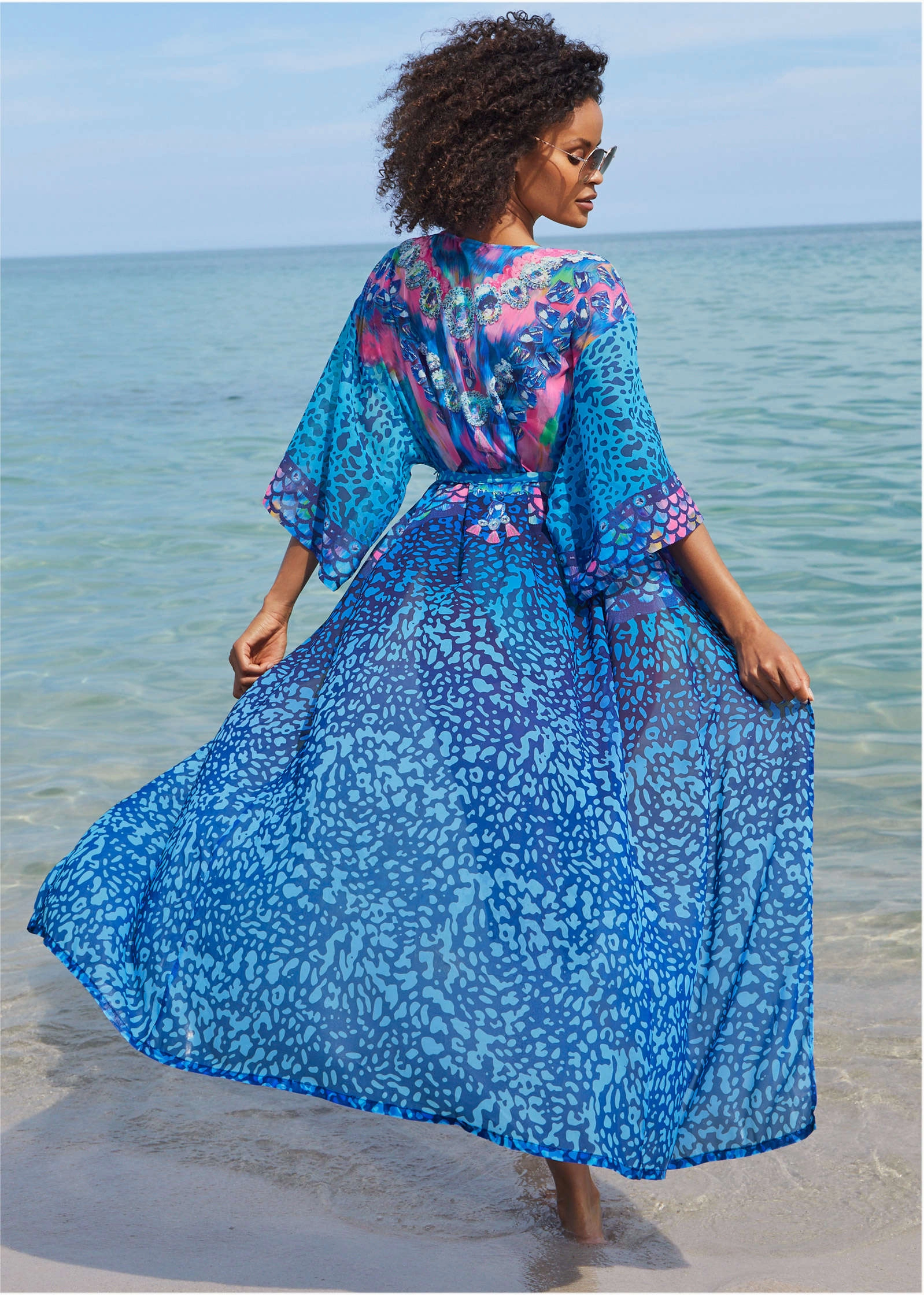 Long Kimono Cover-Up - Timeless Treasure