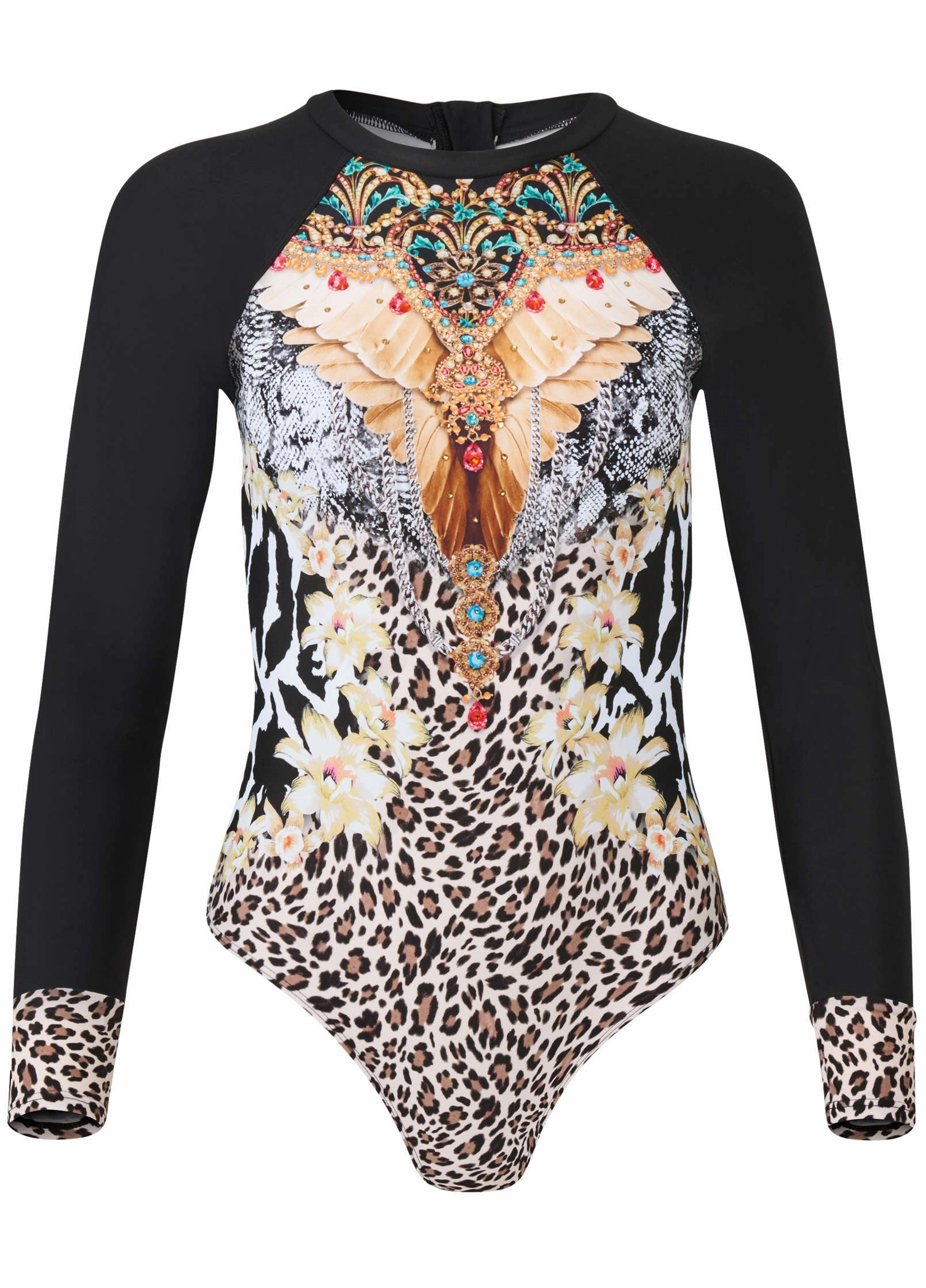 Long Sleeve One-Piece - Feline Divine