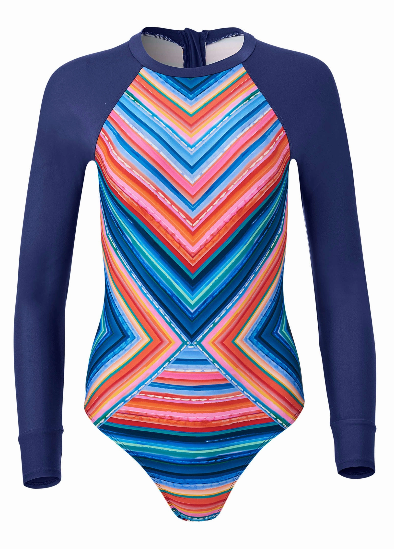 Long Sleeve One-Piece - Neon Gaze