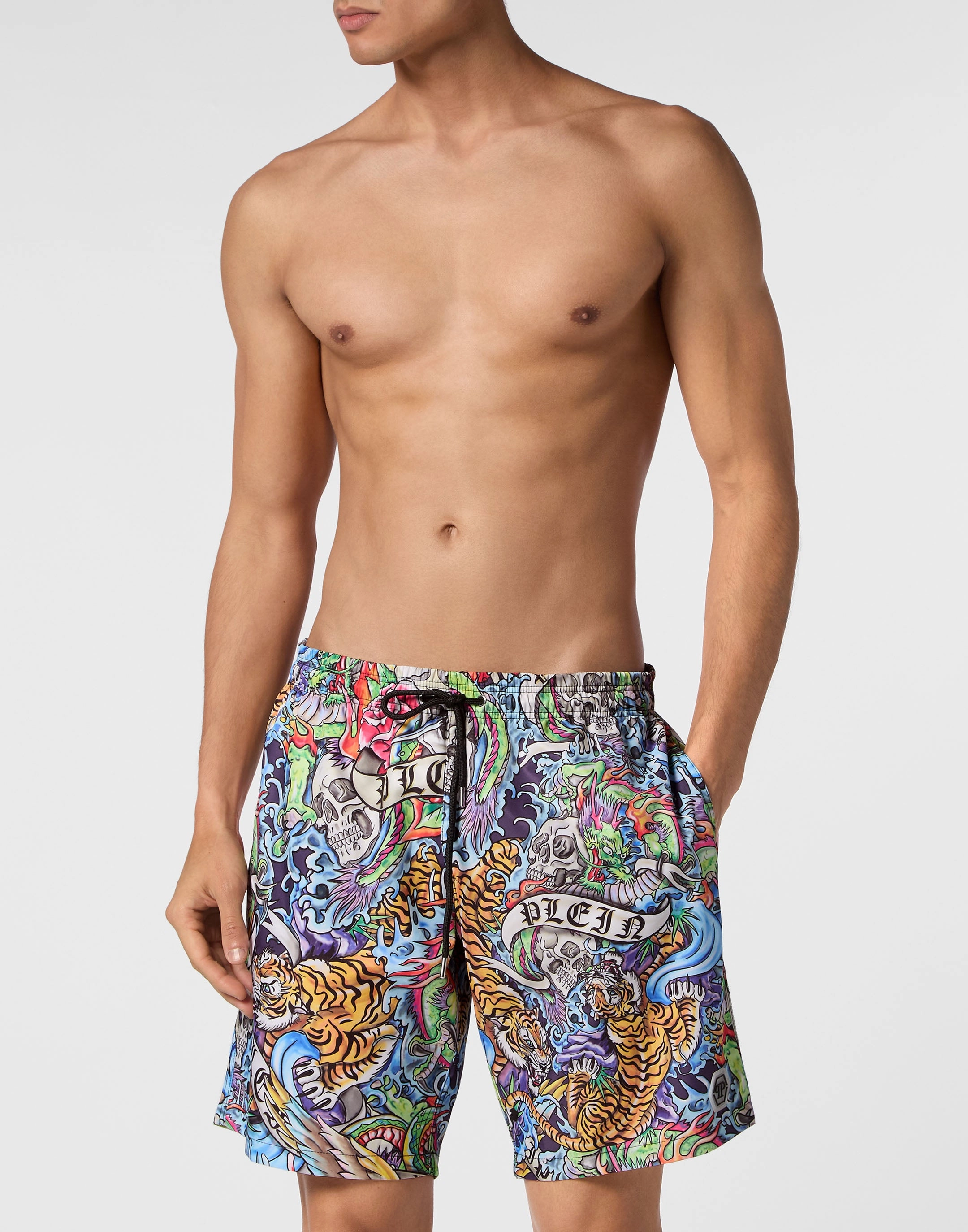 Long Swim Boxers Tattoo