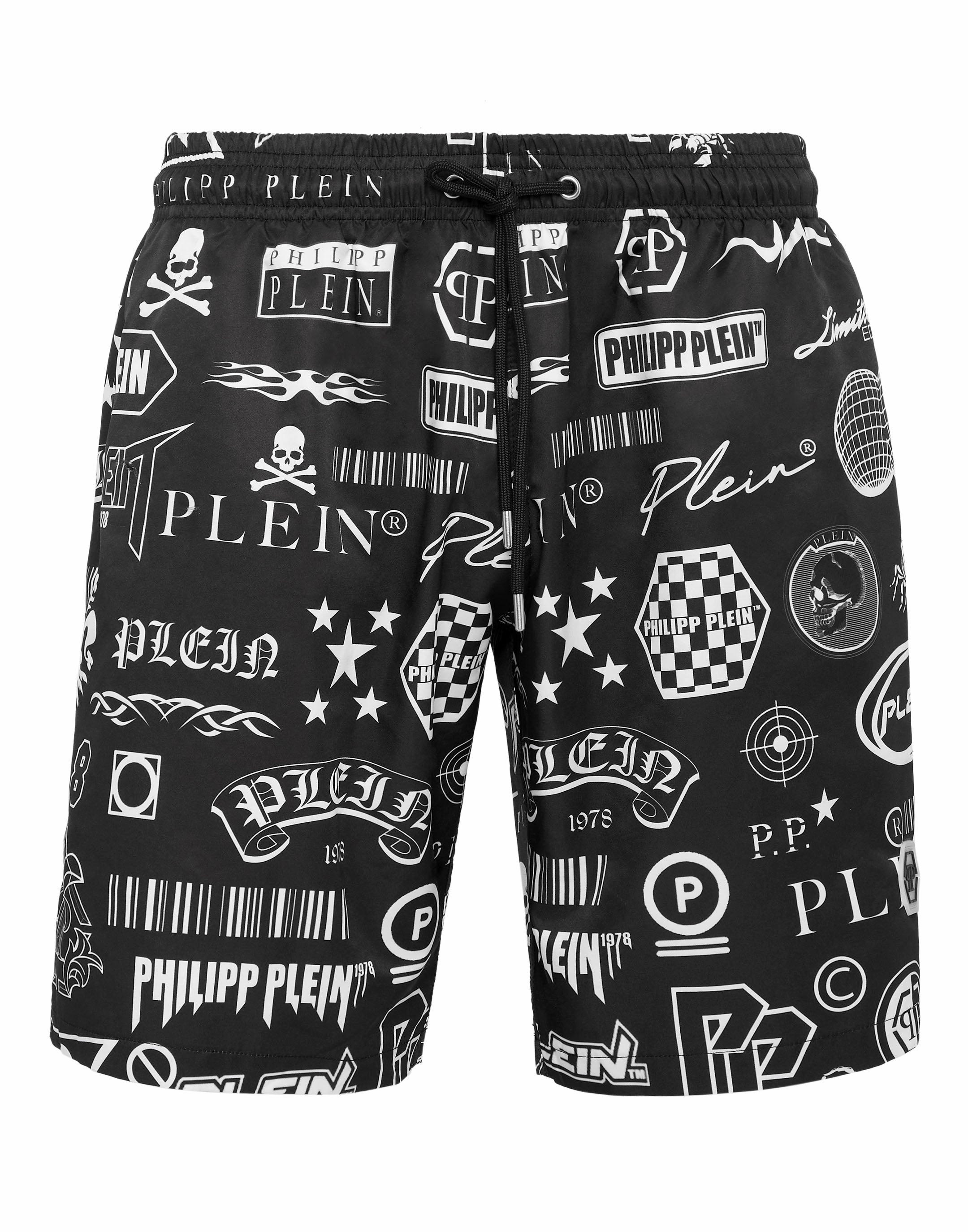 Long Swim-Trunks Logos mens beach swimwear, quick dry mens swimsuits