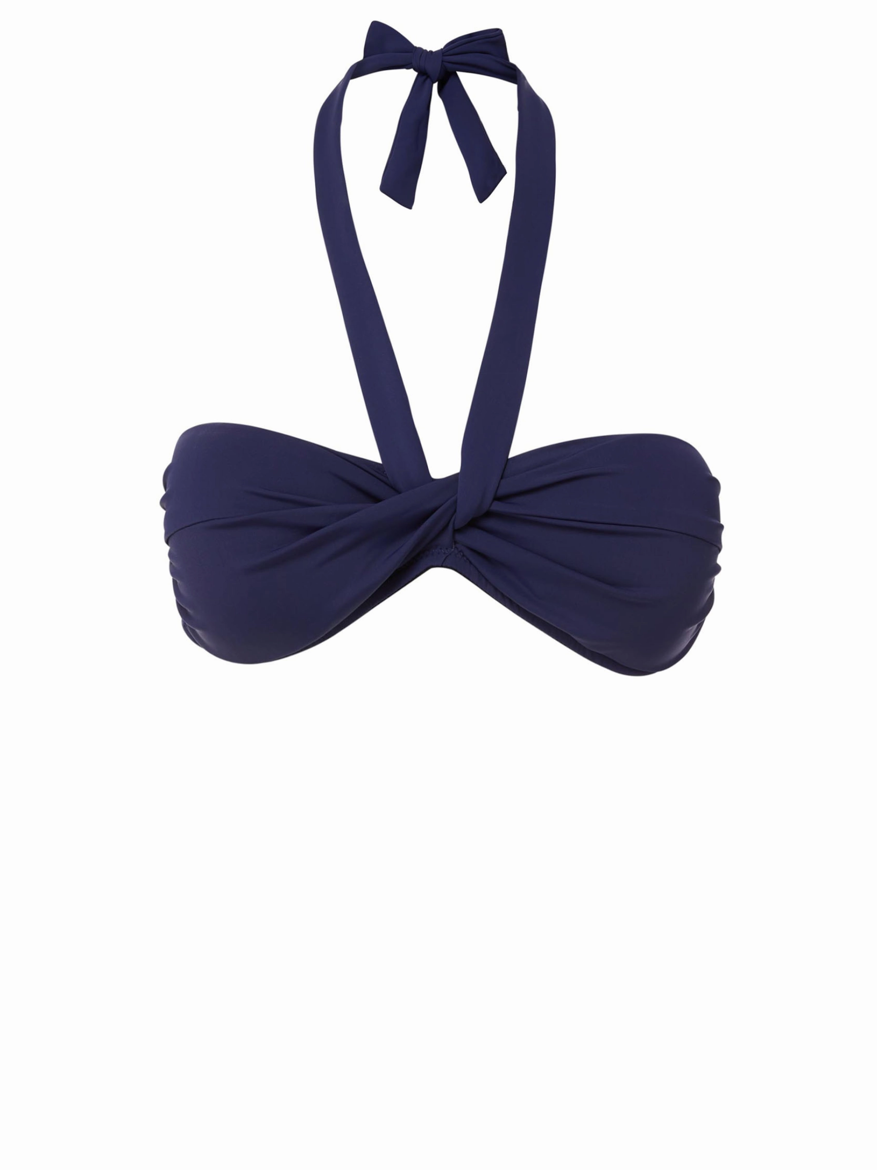 Loryn Top Navy Satin high waist swimwear women, swimsuit for women beachwear