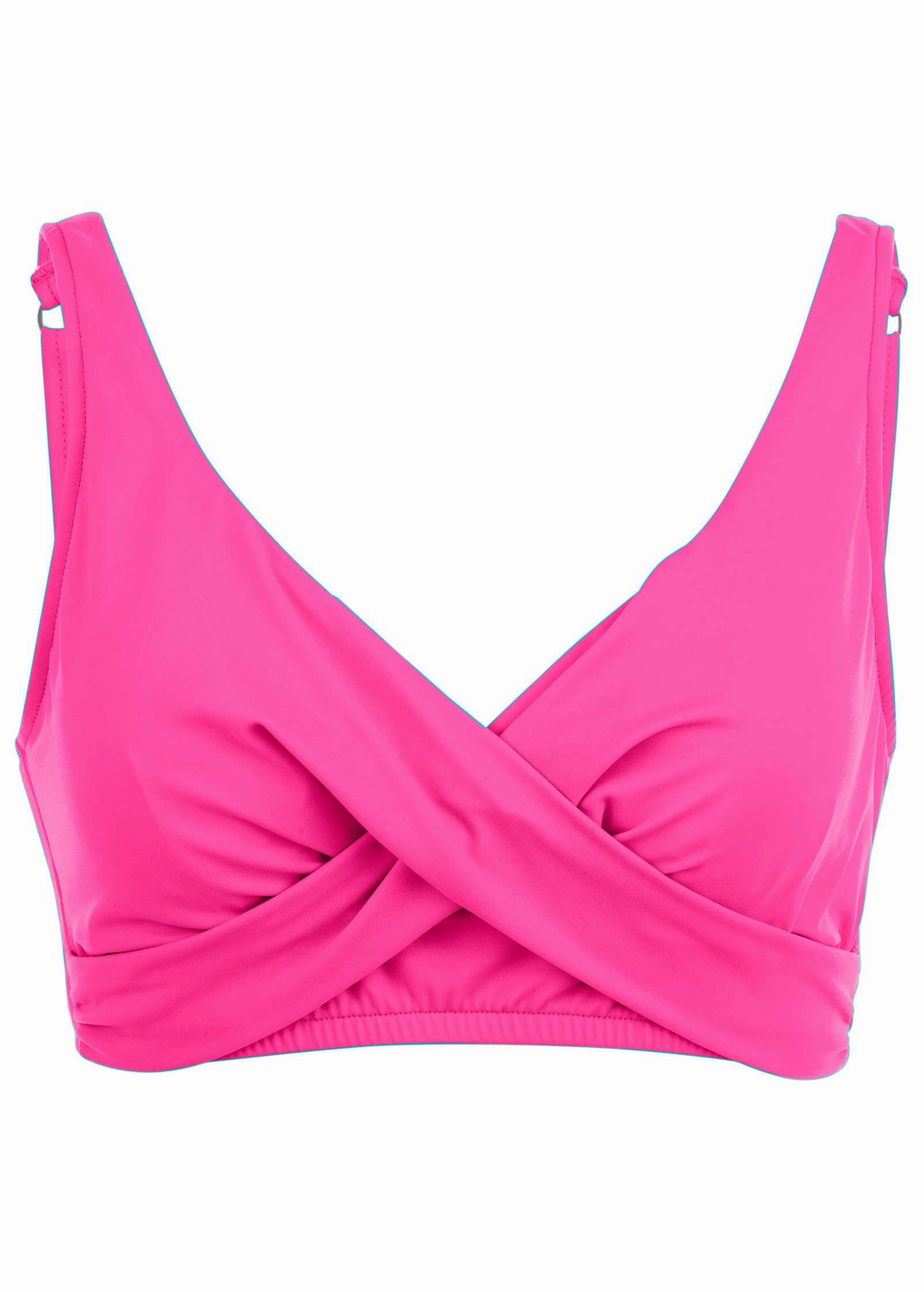 Lovely Lift Wrap Top - Hot Pink