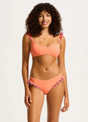 Lucia Hipster Bikini Bottom  - Melon two-piece bikinis for women, trendy bikinis for beachwear