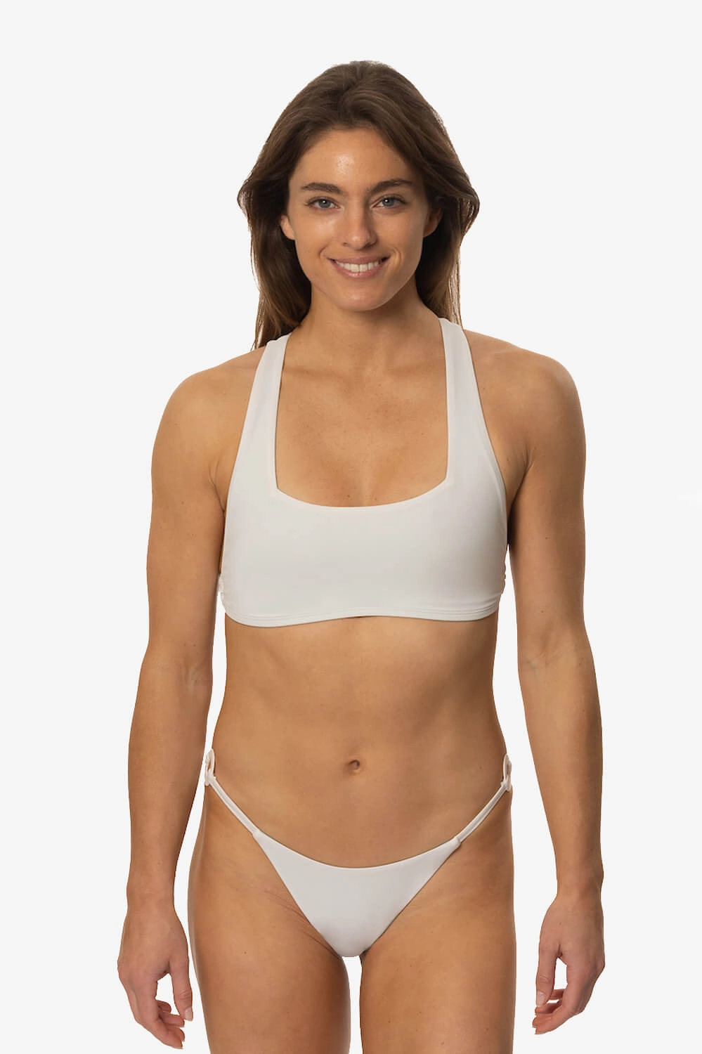 Luisa Bikini Bottom - White