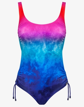 Luminous Water Swimsuit - Ocean Pink cup sized swimwear women, supportive swimsuits for large bust