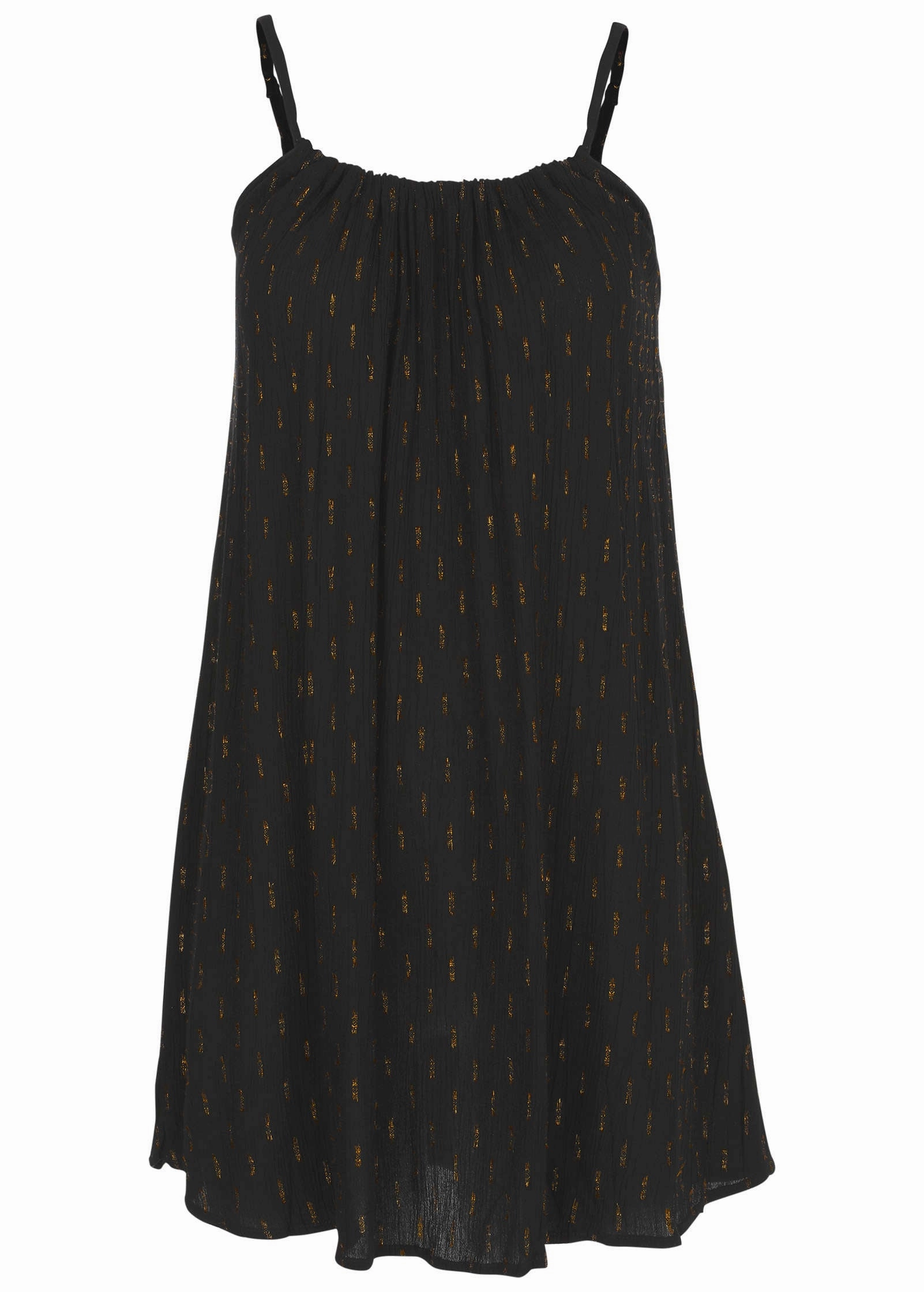 Lurex Cover-Up Dress - Black Beauty