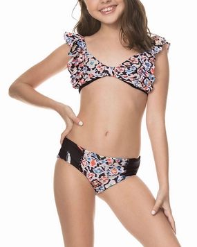 Maaji Flowering Pisces Stardust 2pc Set cute swimsuits for teen girls, modest teen swimwear