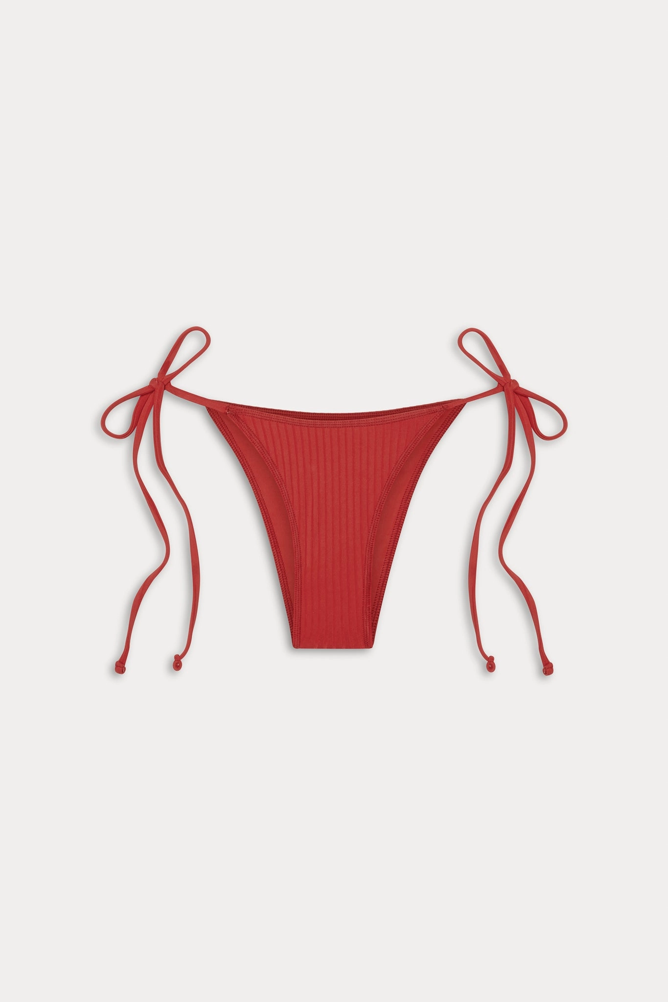 Mackenzie Cheeky String Bikini Bottom - Cherry