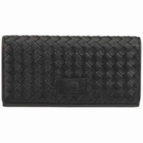 Anti-Theft Organizer Mancini Basket Weave Rfid Secure Trifold Wallet