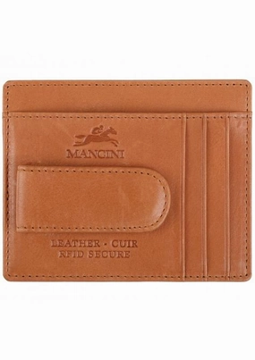 Mancini Bellagio Deluxe Rfid Bill Clip Anti-Theft Duffle Bag