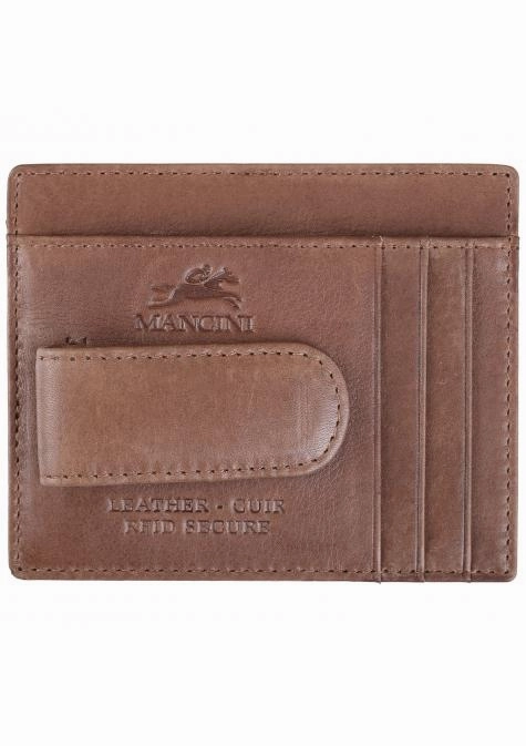Anti-Theft Wallet Mancini Bellagio Deluxe Rfid Bill Clip