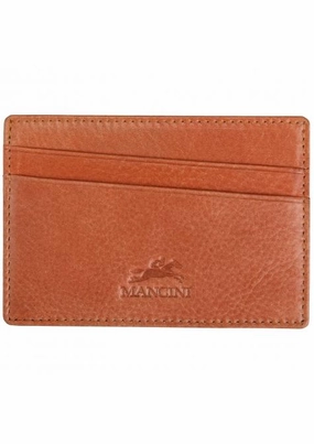 Anti-Theft Messenger Bag Mancini Bellagio Slim Rfid Card Case