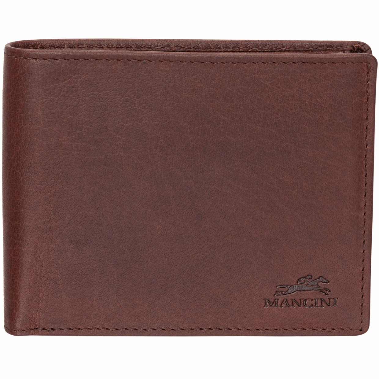 Mancini Buffalo Rfid Secure Billfold Anti-Theft Bag RFID Protection Wallet