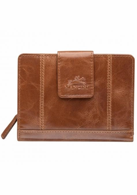 RFID Protection Case Mancini Casablanca Ladies' Rfid Secure Medium Clutch Wallet