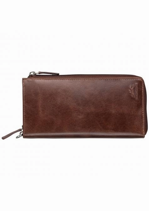 Mancini Casablanca Ladies` Rfid Secure Trifold Wallet Anti-Theft Mini Bag Anti-Theft Wallet