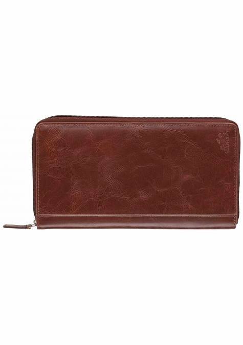 Mancini Casablanca Rfid Secure Deluxe Passport / Travel Organizer Rolling Carry-On Bag