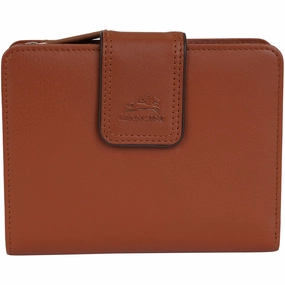 Mancini Sonoma WomenS Medium Clutch Wallet With Enhanced Rfid Protection RFID Wallet