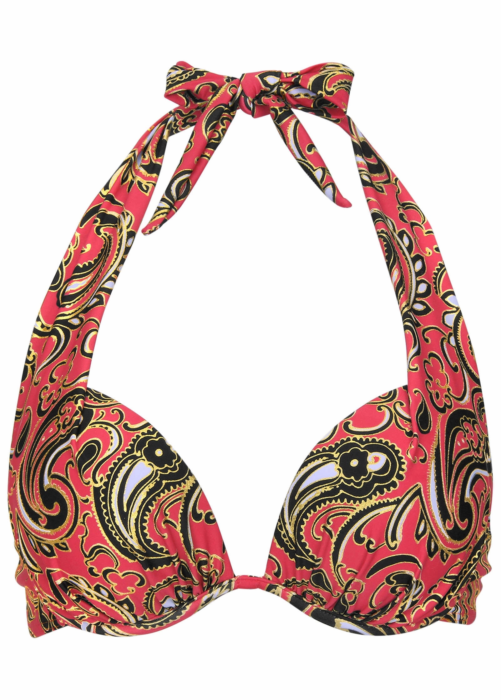 Marilyn Push-Up Halter Top - Splendid Paisley