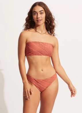 Marrakesh Tube Top - Cinnamon two-piece bikinis for women, trendy bikinis for beachwear