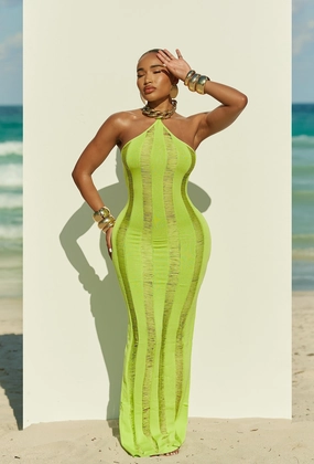 Matte Resort Alexandra Dress - Citrus affordable swimsuits for women, elegant women's swimwear