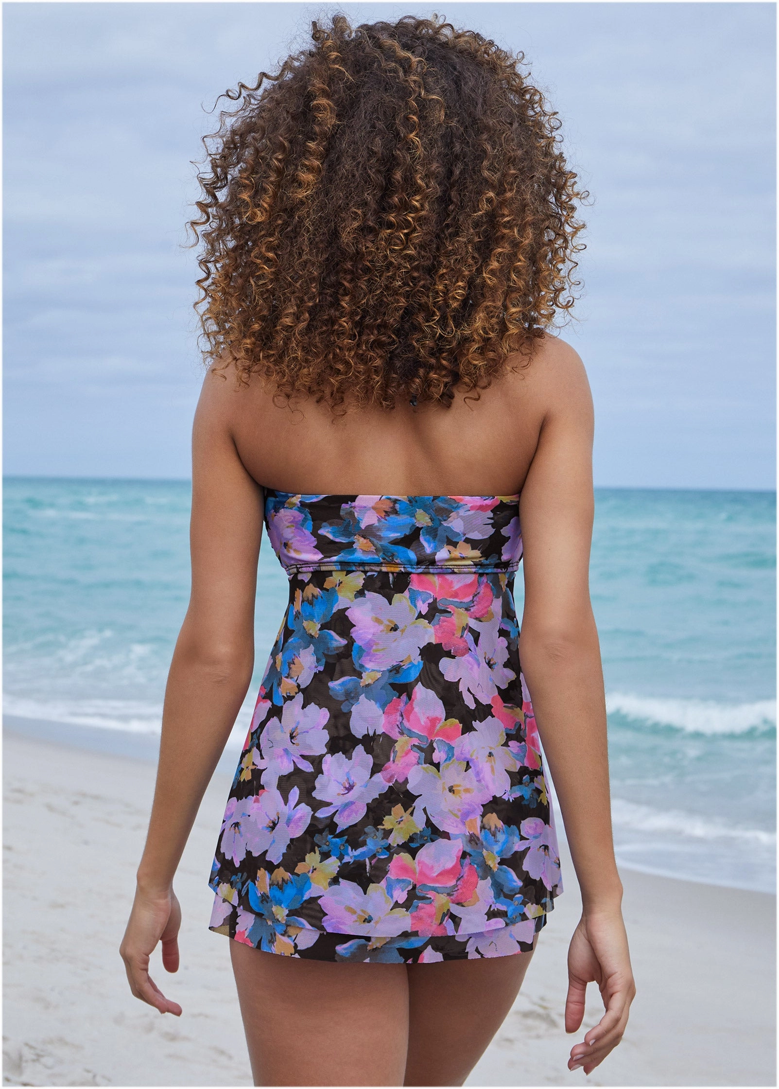 Maui Full Coverage Bottom - Evening Bloom