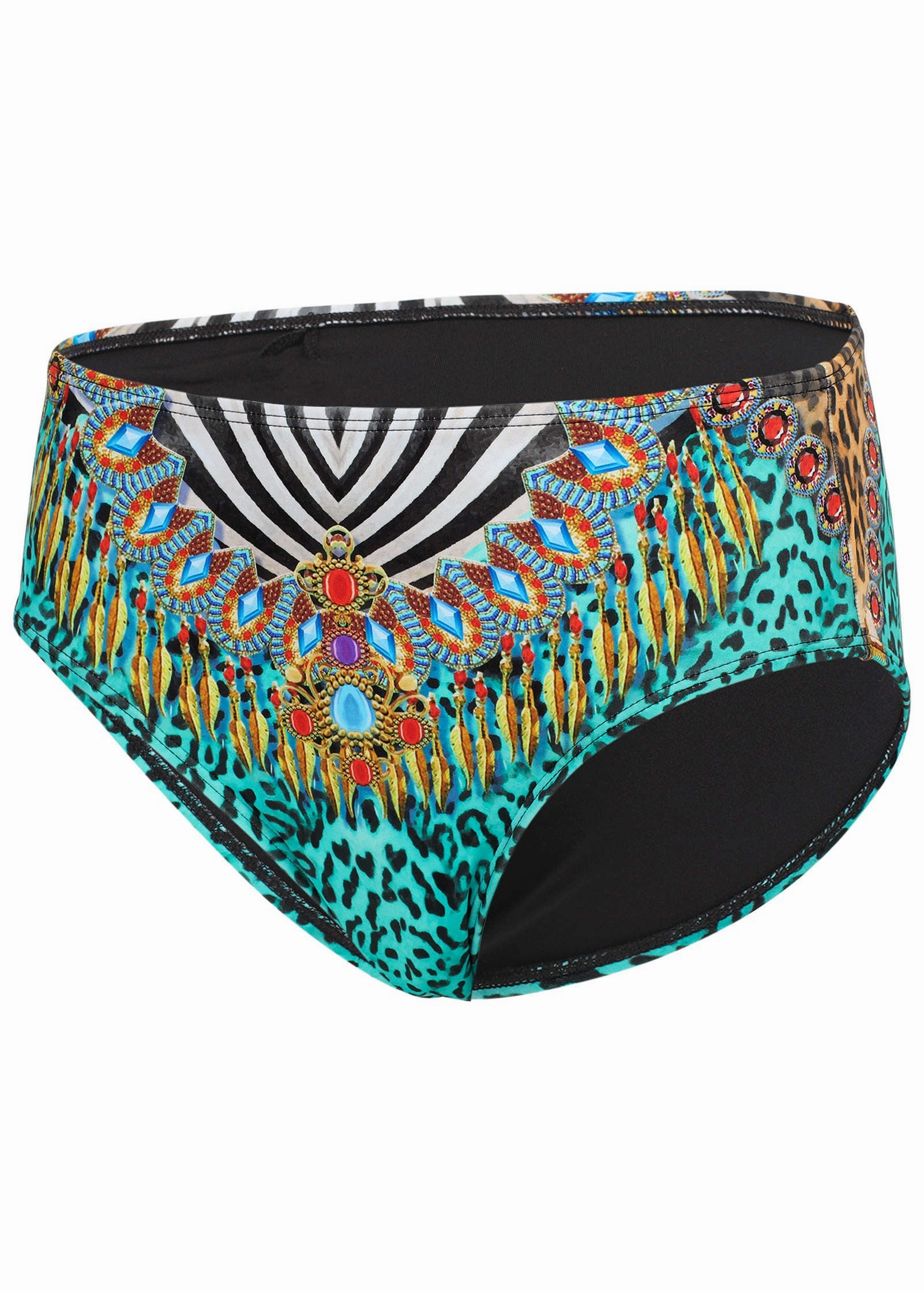 Maui Full Coverage Bottom - Mirrored Jungle