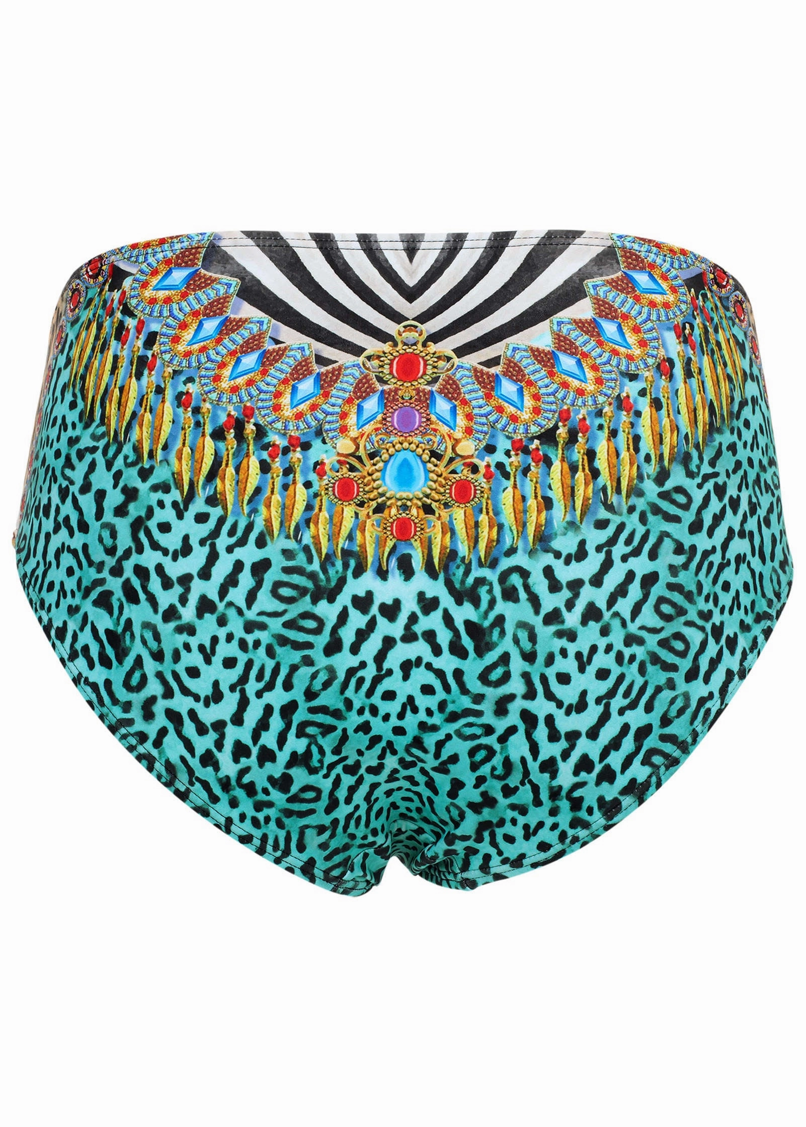 Maui Full Coverage Bottom - Mirrored Jungle