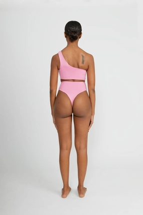 Max Bottom - Bubblegum soft fabric swimwear women, resort swimwear for ladies