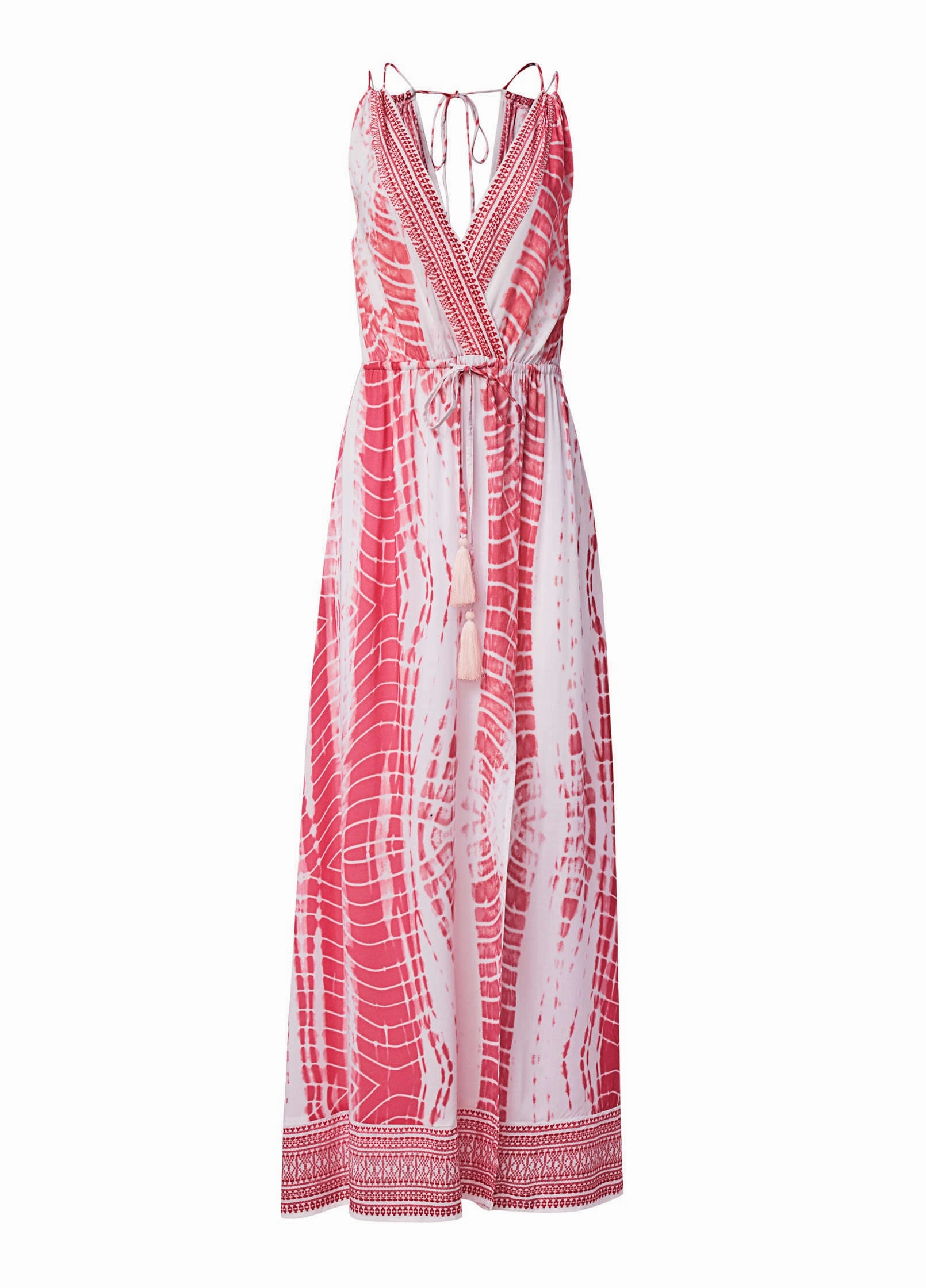 Maxi Cover-Up Dress - Pink Tie Dye