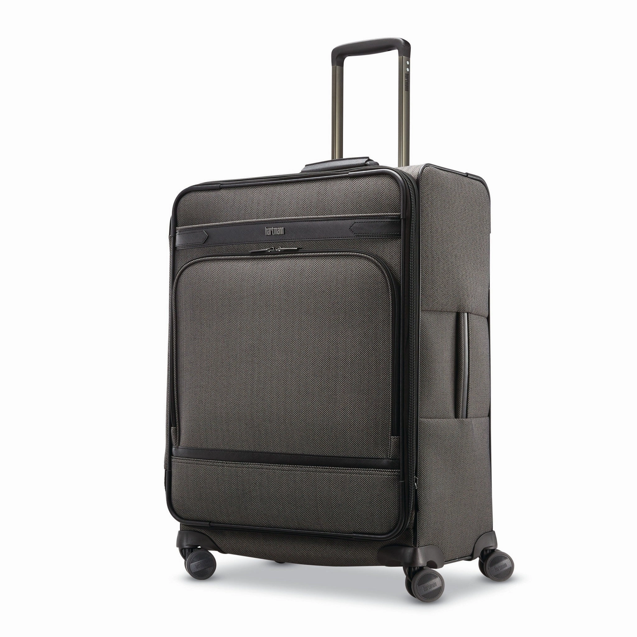 Hartmann Herringbone Deluxe Medium Journey Expandable Spinner Packing Storage Portable Luggage