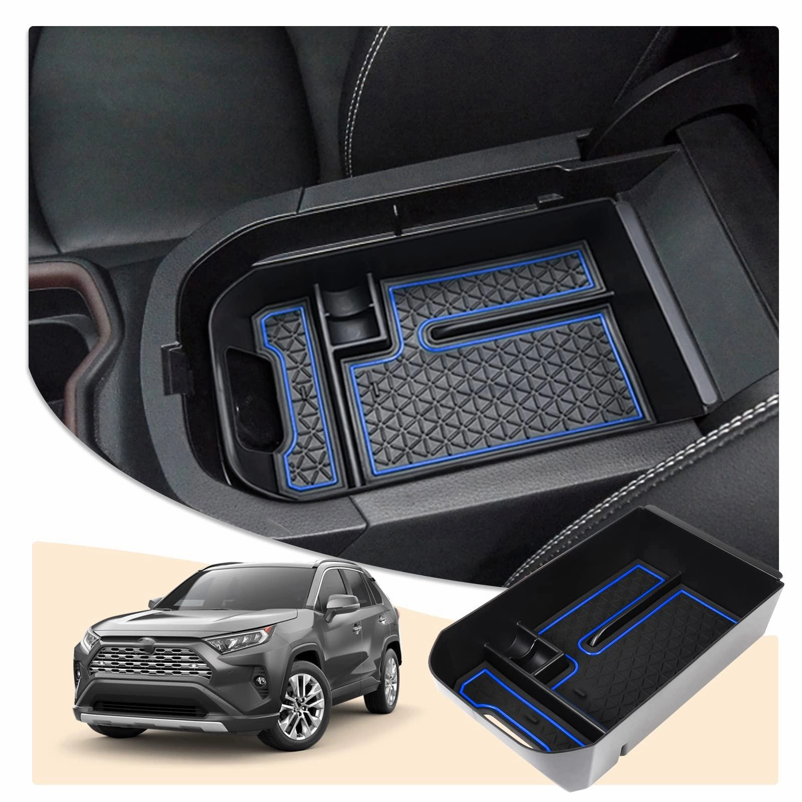 Special Price Offer Dont Miss Hot Deals For Toyota Rav4 Center Armrest Storage Tray 2020 