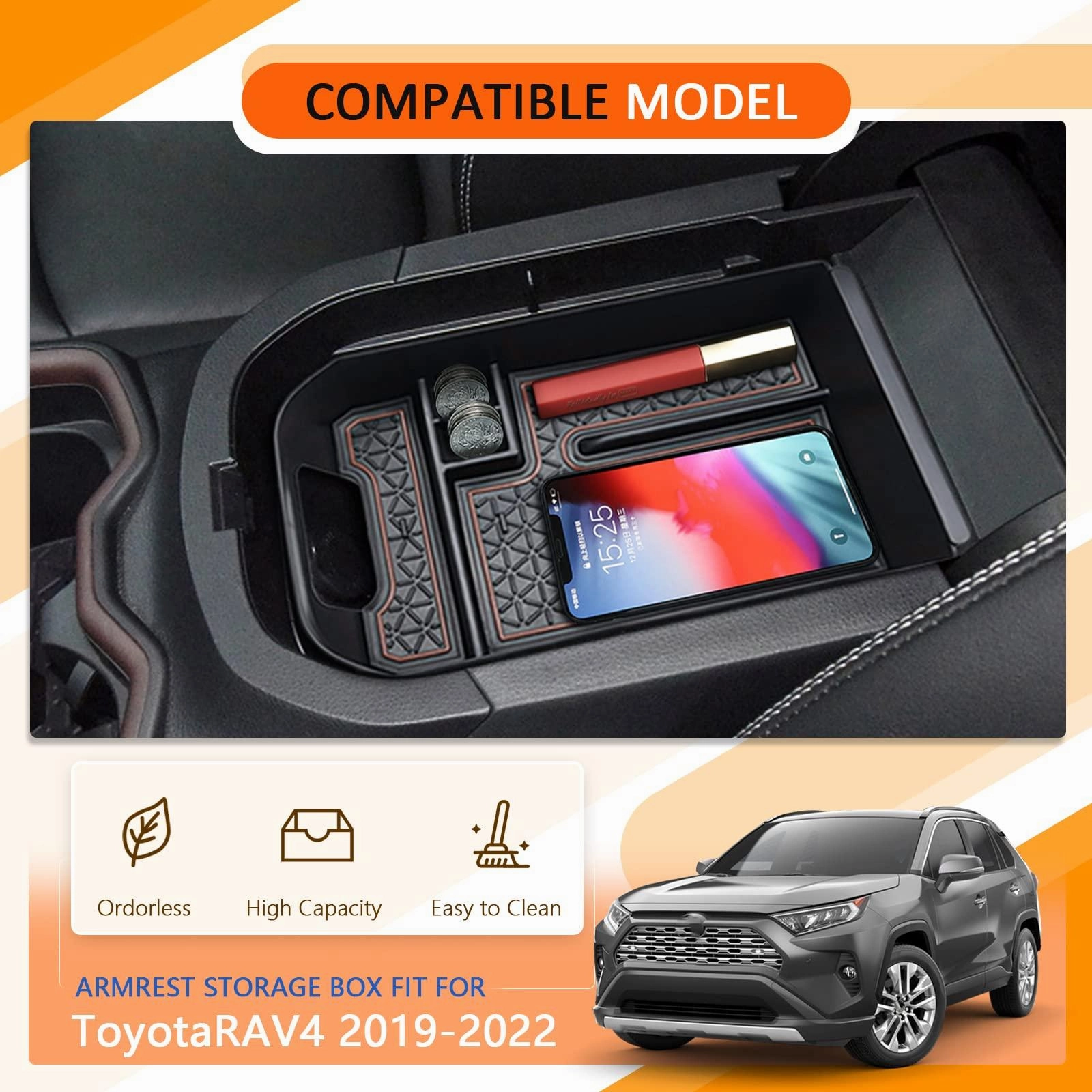 For Toyota Rav4 Center Armrest Storage Tray 2020  Shop Hot Deals