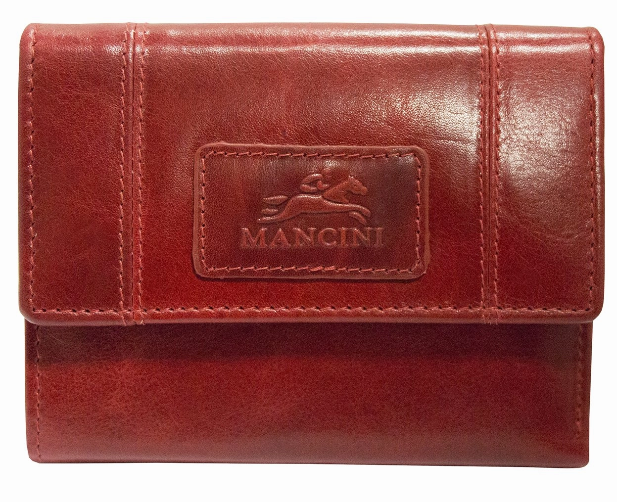 Mancini Casablanca Ladies' Rfid Secure Small Clutch Wallet Security Pouch Travel Money Pouch